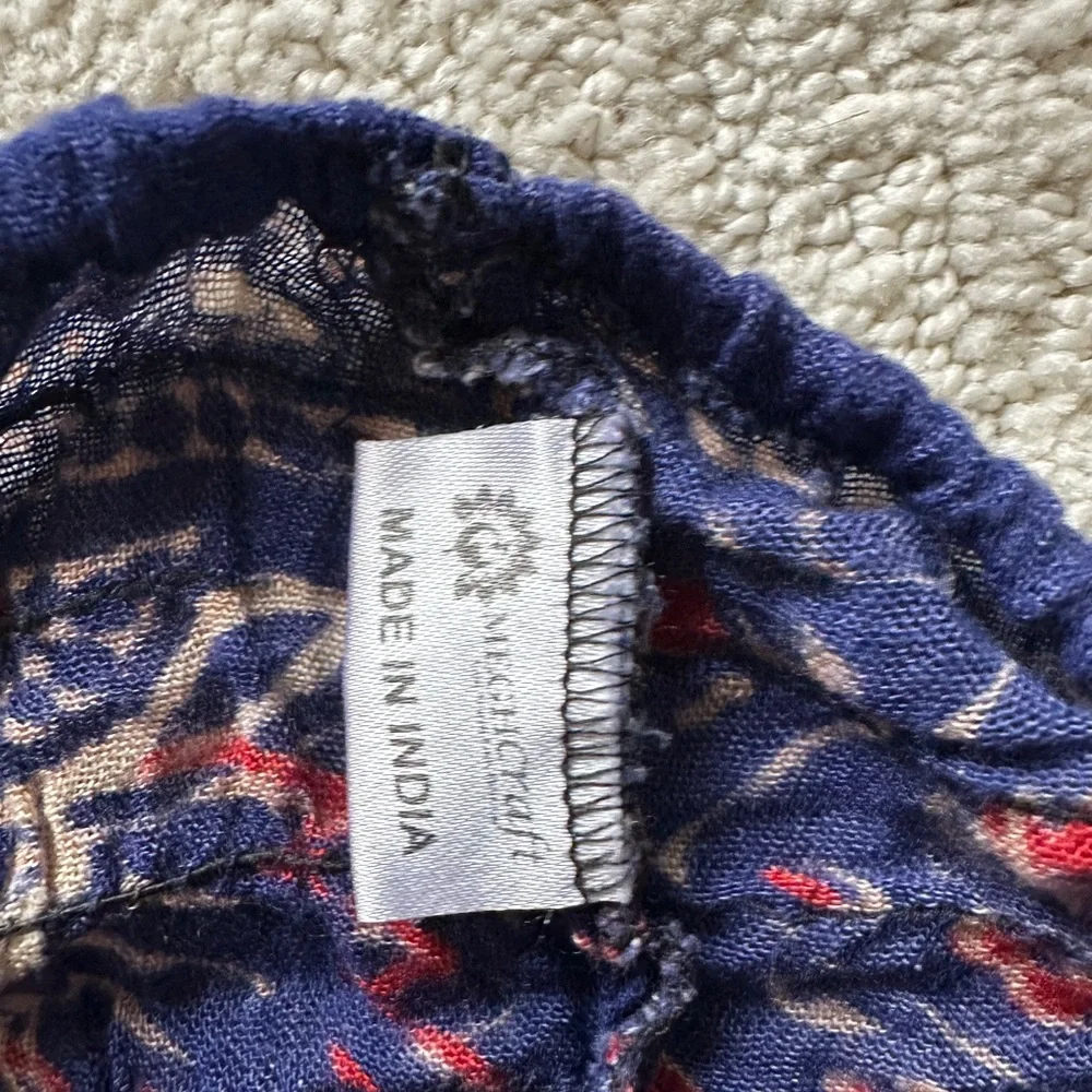 Multicolor Patterned Fabric Harem Pants (originally purchased through Sivana). - Picture 3 of 3